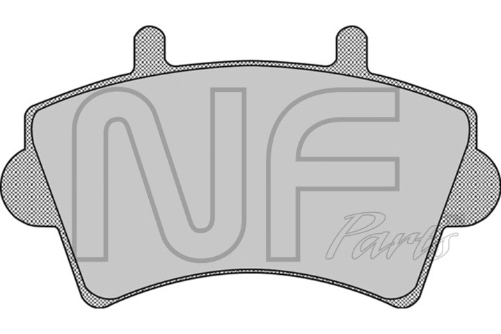 NF PARTS Комплект тормозных колодок, дисковый тормоз NF0699005